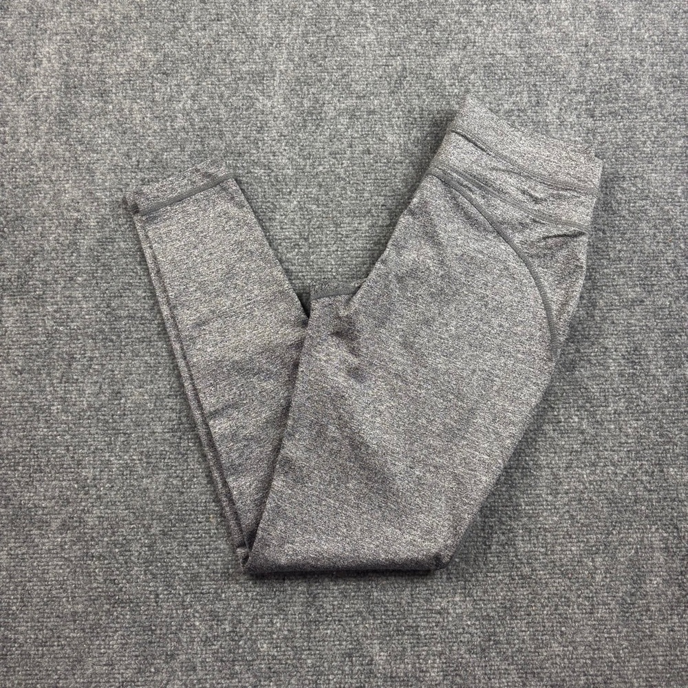 FLAG NOR FAIL Women’s Heathered Grey Athletic Leggings size: Small